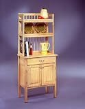 Kitchen: Medium picture for Wood Baker's Rack with Hutch