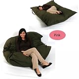 Relax Lounger Beanbag - Twill (Pink) (35