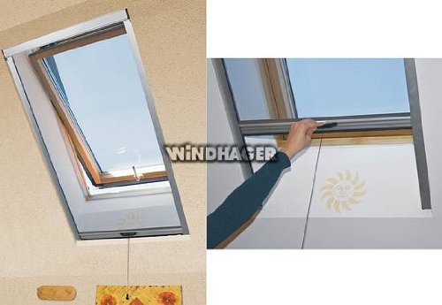 Insektenschutzrollo für Dachflächenfenster 70 cm x 160 cm