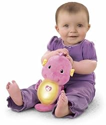 Fisher-Price Ocean Wonders Soothe and Glow Seahorse, Pink