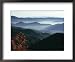 Mist Rising from the Cataloochee Ski Area, Near Maggie Valley, North Carolina, USA Collections Framed Art Poster Print by Julian Pottage, 22x18