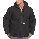 Carhartt Men's Quilted-Flannel Lined Duck Active Jacket