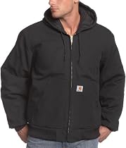 Carhartt Men's Quilted-Flannel Lined Duck Active Jacket