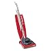 Electrolux Sanitaire : Sanitaire Commercial Upright Vacuum with Vibra-Groomer II, 16lbs, Red -:- Sold as 1 EA