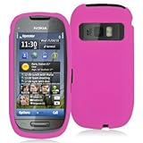 DECORO BRAND PREMIUM SILICONE CASE NOKIA C7 ASTOUND HOT PINK