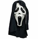 Scream Stalker Ghost Face Scary Movie Glow in the Dark Mask with Hood Official Licensed Version Costume Accessory