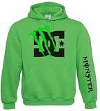 Monster Energy DC Green Claw Hoodie KELLY LARGE