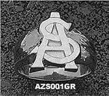 Arizona State Sun Devils AS Men's Ring Size 9 1/2 - Sterling Silver Jewelry