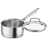 Cuisinart 8919-14 Professional Stainless Saucepan with Cover, 1-Quart