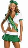 Adult Sexy Womens School Girl Halloween Costume Skimpy Naughty Cookie Girl Outfit