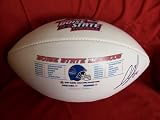 Ian Johnson Autographed Boise State Broncos Undefeated Season & Fiesta Bowl Champions Logo Football, Proof Photo of Ian Signing for Us.