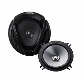 Kenwood KFC-E 1352 130mm Altoparlante a doppio cono (140 Watt), colore: Nero