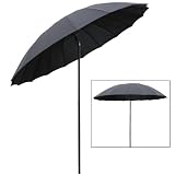 from Azuma 2.5m Tilting Parasol Sun Shade Protection Garden Patio Umbrella Brolly - Black