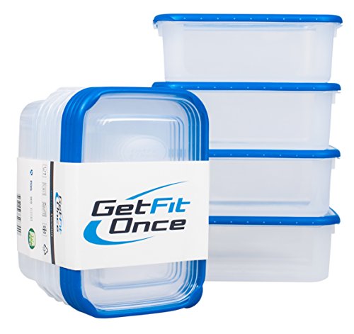 Meal prep containers with lids | airtight, certified bp…