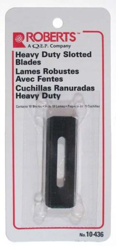 Roberts Carpet Tools Heavy Duty Blue Slotted Blades  10-436