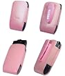 AUTHENTIC CELLET PINK ELITE LEATHER COWHIDE CASE POUCH (with belt clip) for MOTOROLA RAZR V3, V3C, V3I, V3T, V3E, V3R, V3M - RETAIL PACKAGING