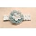 Mokingtop®Hot Cute Lovely Kids Baby Flowers Lace Bow Headband Hair Wear Hairband Ribbon (Green)