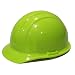 ERB 19774 Americana Cap Style Hard Hat with Slide Lock, Fluorescent Yellow