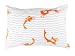 Argington Fish and Pebbles Boudior Reversible Pillow Organic Bedding