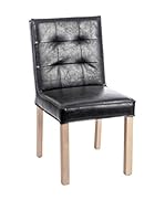 J-LINE Silla BotonNegro