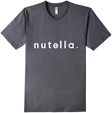 nutella. Slim Fit T-Shirt - Male Medium - Asphalt