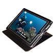 TrendyDigital PadPal (TM) Convertible Leather Case with Multi Adjustable Viewing Angles for Apple iPad, BLK