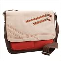 Ellington Handbags SUB Messenger Bag in Red / Brown 1966RD/BR
