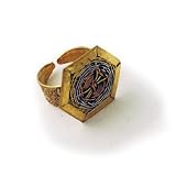 Wire Web Hexagonal Finger Cuff