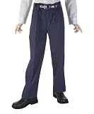 Relaxed Fit Pants With Adjustable Elastic Waist