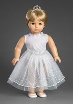White Ballerina Doll Ballet Clothes with Dress & Ballet Slippers ~ Fits 18 inch American Girl Dolls