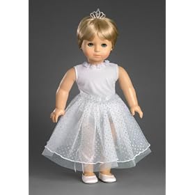 White Ballerina Dress and Ballet Slippers ~ Fits 18 American Girl Dolls by Girlfriends Collection Carpatina Dolls