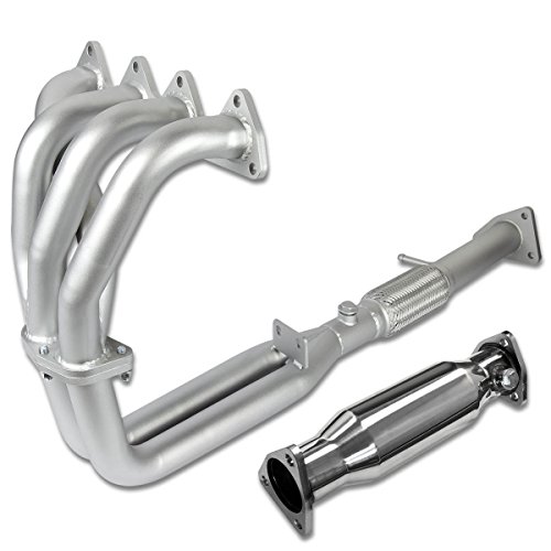 Honda Prelude H22 Silver Coated Stainless Steel Header Exhaust Manifold