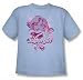 Search : Supergirl Youth S/S T-shirt in Light Blue by DC Comics