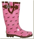 Western Chief Tiny Horses Rubber Rain Boot, Pink ...