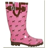 Ladies Tiny Horses Rain Boots by Western Cheif
