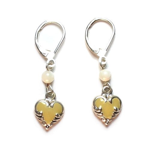 Travel Gear Bag Lemon Heart Drop Fashion Dangle Earrings