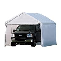 ShelterLogic 10x20 1-3/8 8-Leg Canopy with Enclosure Kit (White)