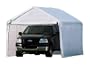 ShelterLogic 10x20 1-3/8" 8-Leg Canopy with Enclosure Kit (White)