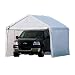 ShelterLogic 10x20 1-3/8" 8-Leg Canopy with Enclosure Kit (White)