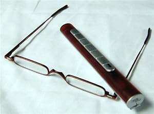 Eye Stic - Burgundy w/ rectangled lens