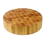 John Boos 18-Inch Round Chinese Chopping Block, Maple by John Boos