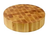 John Boos 18-Inch Round Chinese Chopping Block, Maple