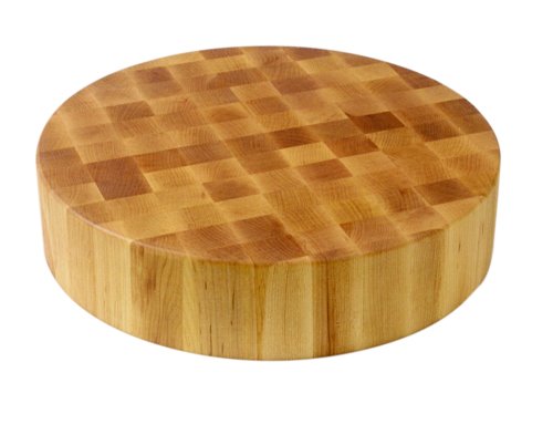 John Boos 18-Inch Round Maple Chinese Chopping Block John Boos 18-Inch Round Maple Chinese Chopping Block