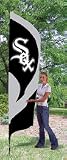 Chicago White Sox Tall Team Flag with Pole