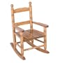 Jack-Post KN-10N Classic Child's Porch Rocker Natural Laquer Oak