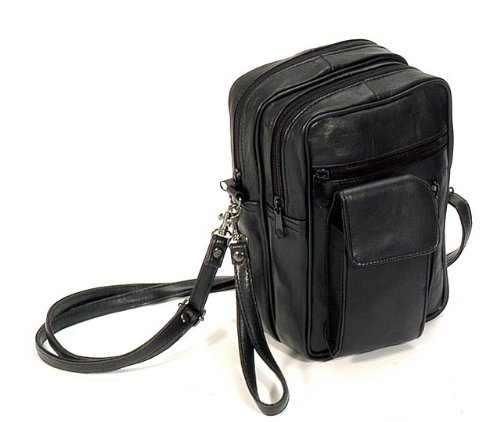 Produkt-Bild: Herrentasche Leder Hochformat schwarz