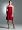 David's Bridal Short Strapless Pleated Dress in Crinkle Chiffon Style 83362, Apple, 2