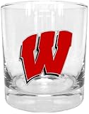 NCAA Wisconsin Badgers Rocks Glass