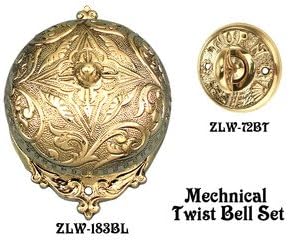 Recreated Interior Bell For Victorian Twist Doorbell SET (Z183S1A-PB)