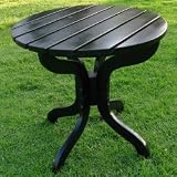 23 &acute; Classic Round Side Table ( Black ) ( 22 &acute; H x 23 &acute; W x 23 &acute; D ) - B002DHN33E
